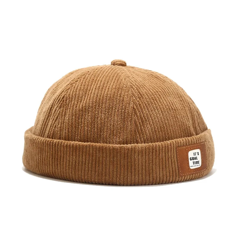 Bonnet Docker Velours Côtelé