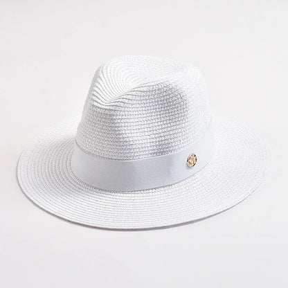 Chapeau Panama Classique Bande Contrastée – Milano