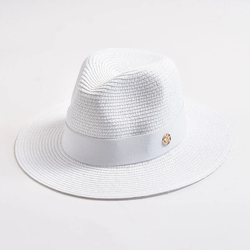 Chapeau Panama Classique Bande Contrastée – Milano