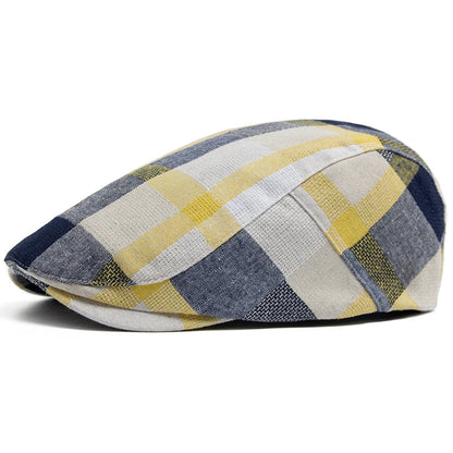 Béret Motif Carreaux - Britcap