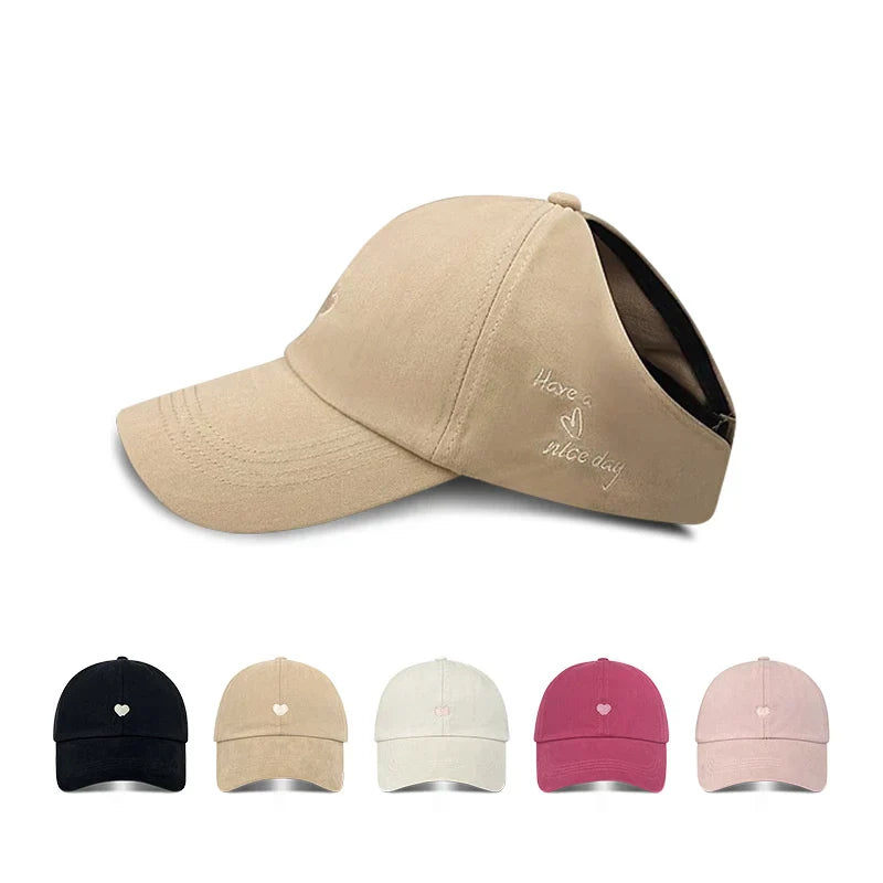 Casquette Coton Femme - Ponytail