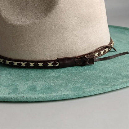 Chapeau Fedora Coton – Ruban Tressé