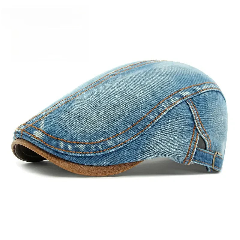 Béret Homme Denim Vintage - RetroChic