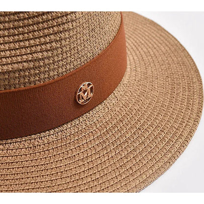 Chapeau Panama Classique Bande Contrastée – Milano