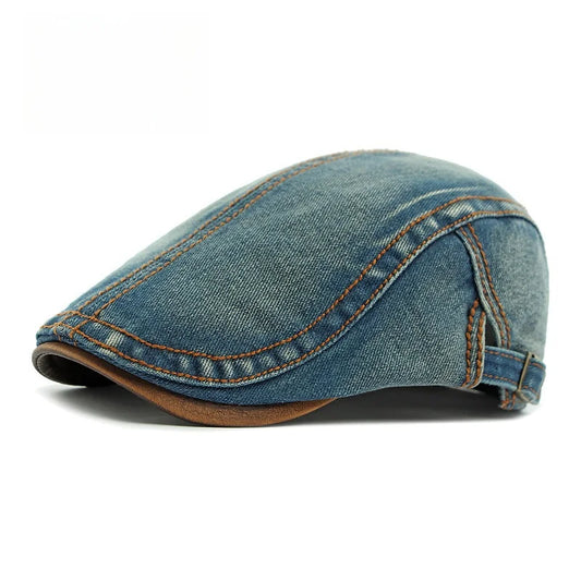 Béret Homme Denim Vintage - RetroChic