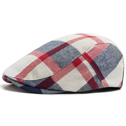 Béret Motif Carreaux - Britcap