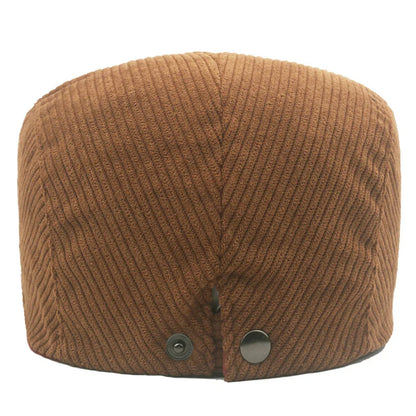Béret Homme Vintage en Velours Côtelé - Velvet