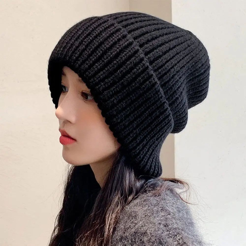 Bonnet Femme Ample Épais en Tricot – Cozylo