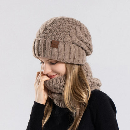 Ensemble Bonnet Femme et Écharpe Tricoté - Arctica