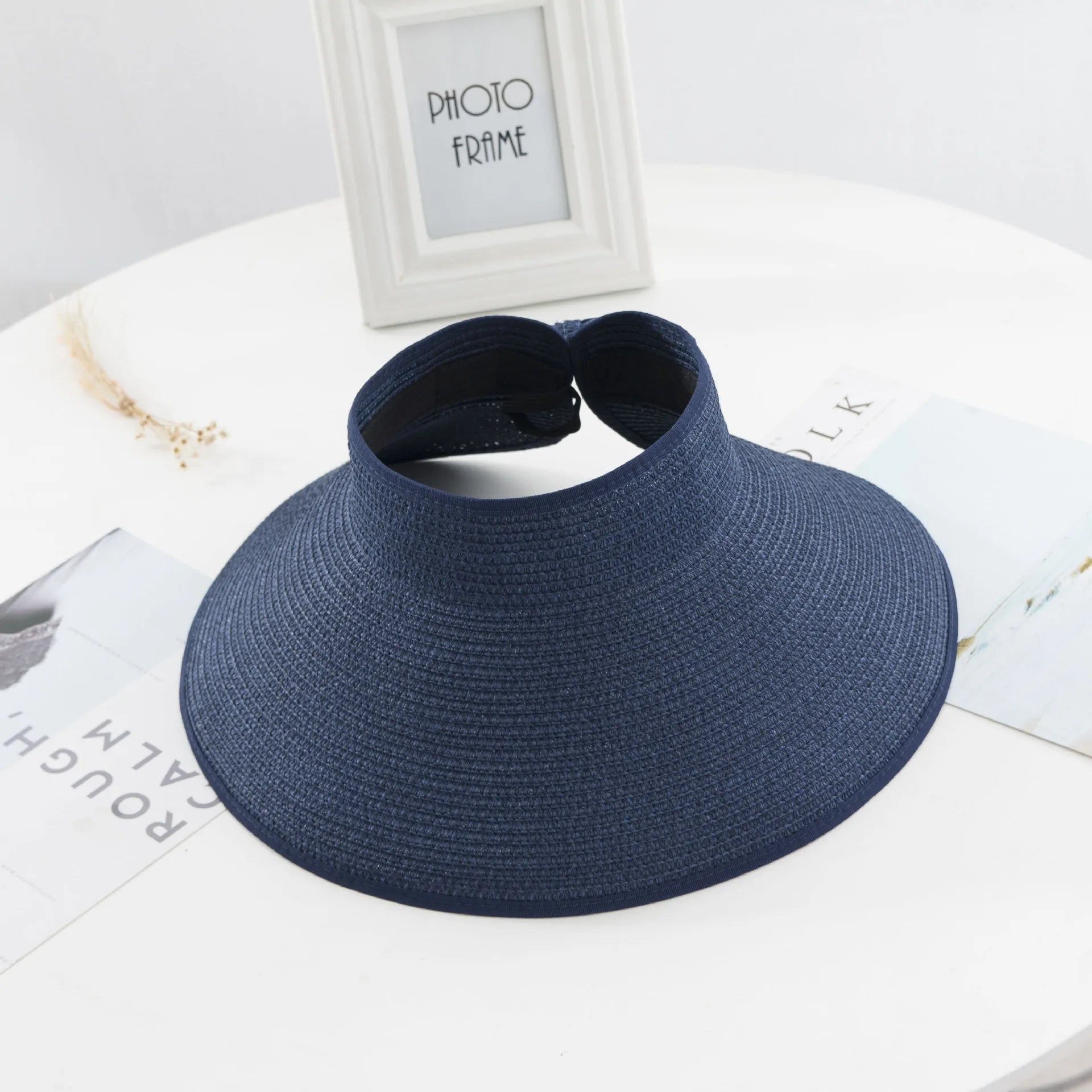 Chapeau de Paille à Bord Souple – Look Plage Décontracté