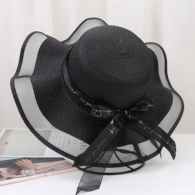 Chapeau de Paille Femme à Ruban - Poppy