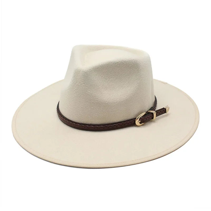 Chapeau Fedora Coton avec Cordon Tressé