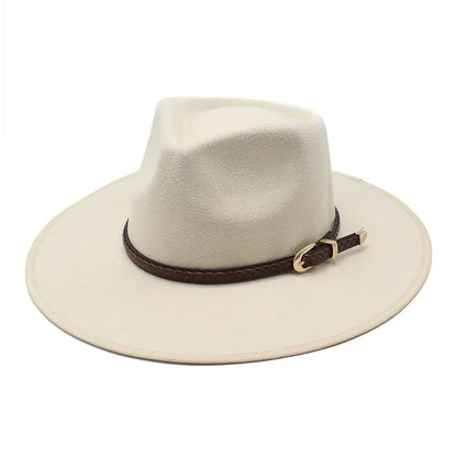 Chapeau Fedora Coton avec Cordon Tressé