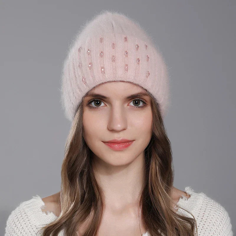 Bonnet Femme Douceur Perlée - Lunaria