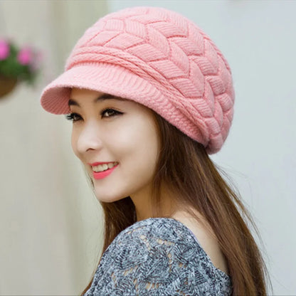 Béret Femme Épais Polaire Hiver
