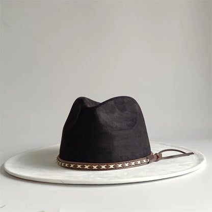 Chapeau Fedora Coton – Ruban Tressé