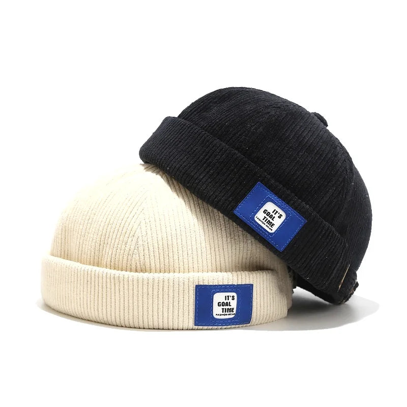 Bonnet Docker Velours Côtelé