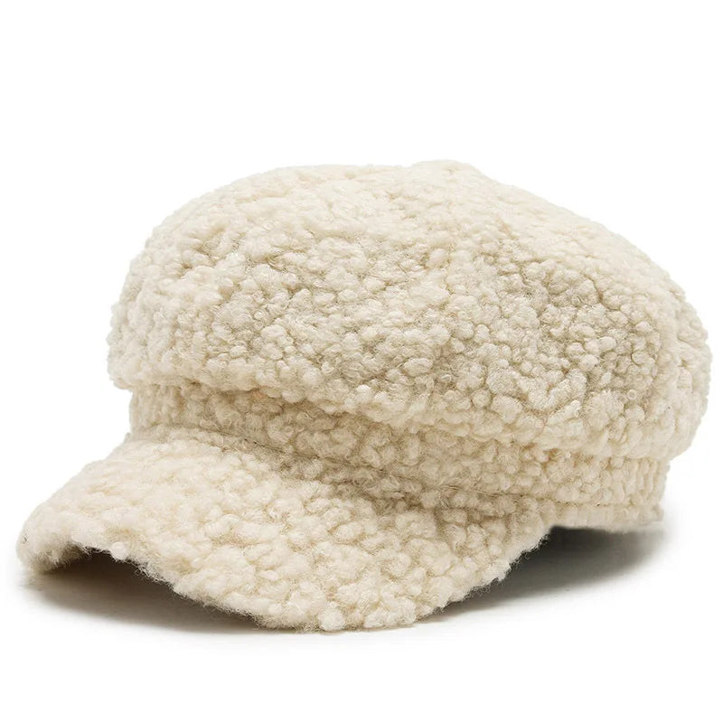Béret Casquette Gavroche Femme Polaire