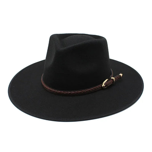 Chapeau Fedora Coton avec Cordon Tressé