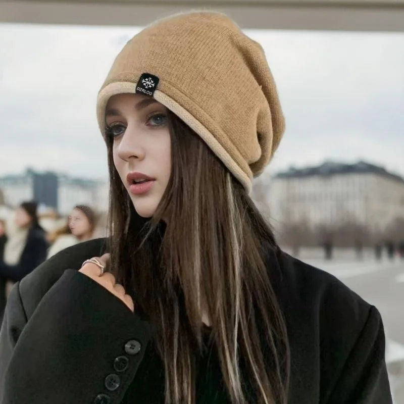 Bonnet Femme long en laine - Frosty