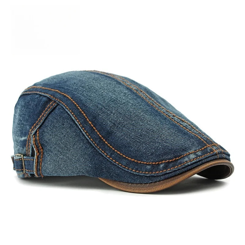 Béret Homme Denim Vintage - RetroChic