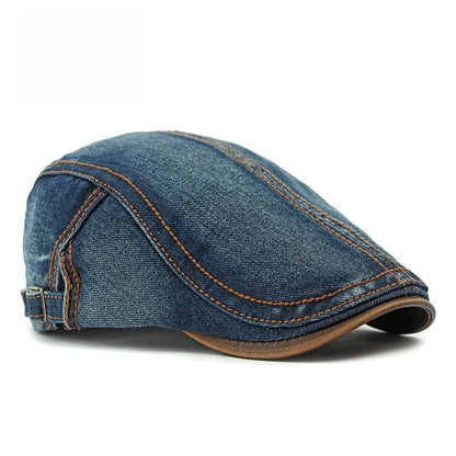 Béret Homme Denim Vintage - RetroChic