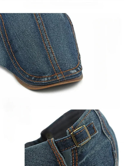 Béret Homme Denim Vintage - RetroChic