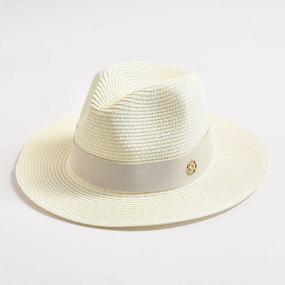 Chapeau Panama Classique Bande Contrastée – Milano