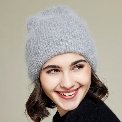 Bonnet Femme en Cachemire - Doux