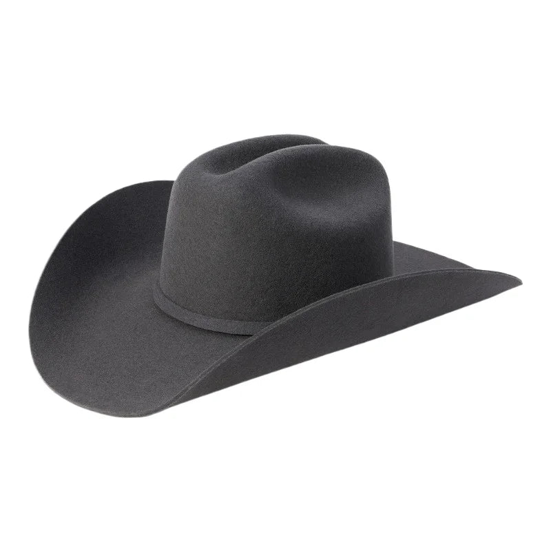Chapeau Cowboy Laine – Bord Large Structuré