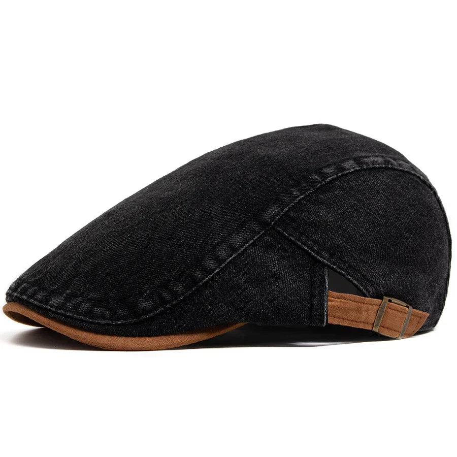 Béret Homme Denim – Texture Jean Ajustable