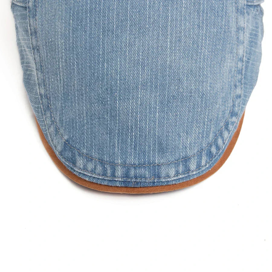 Béret Homme Denim – Texture Jean Ajustable
