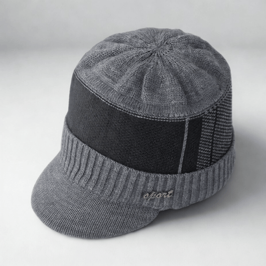 Bonnet Casquette Homme avec Visière Gris