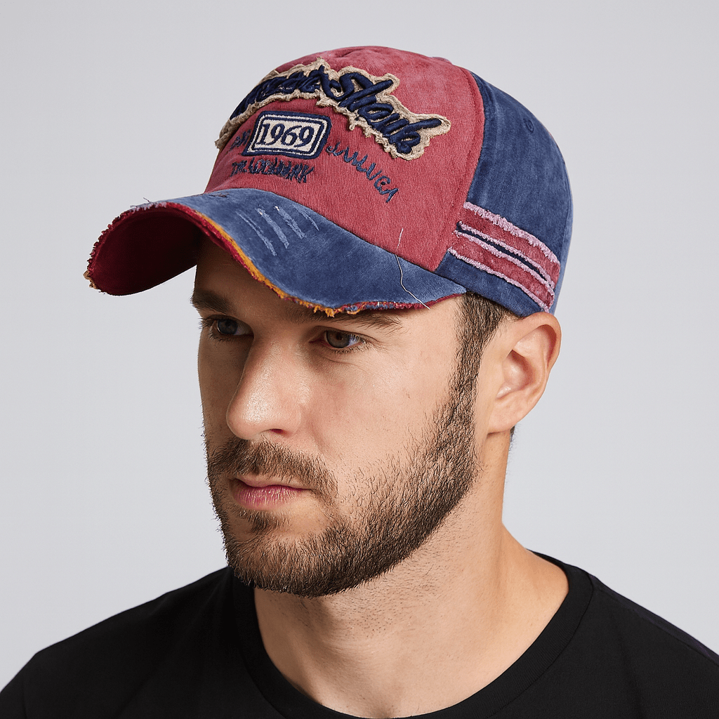 Casquette à Visière Homme Original Bordeau
