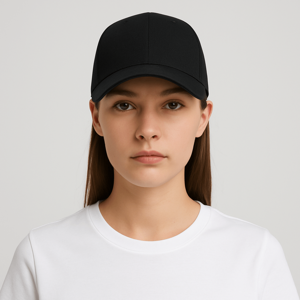 Casquette Baseball Femme Noir Noir