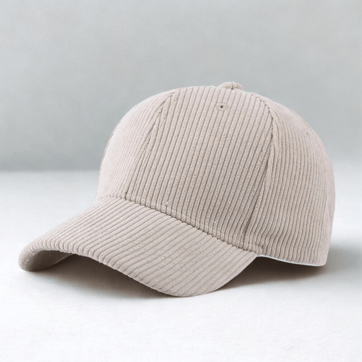 Casquette Baseball Homme Hiver Beige