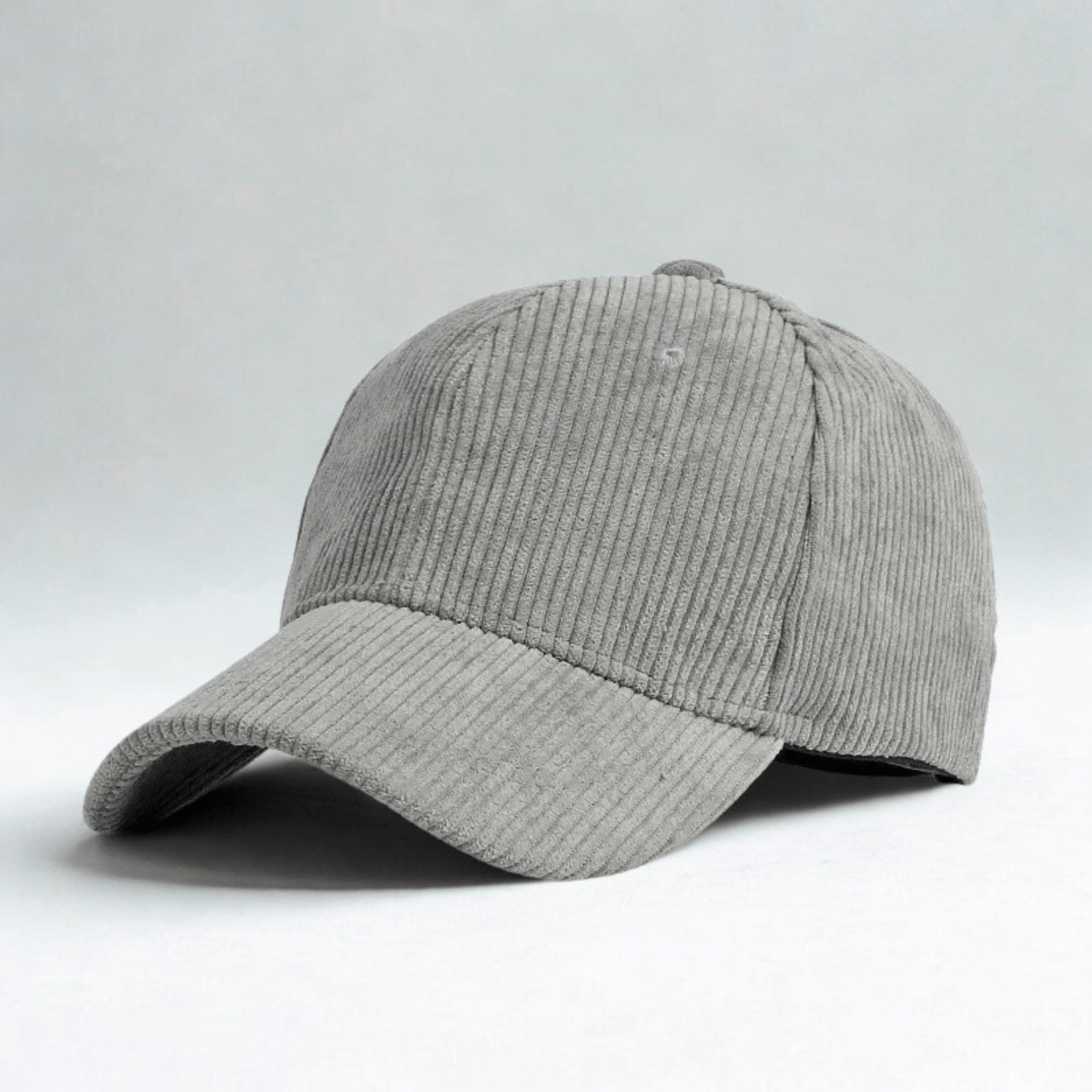 Casquette Baseball Homme Hiver Gris