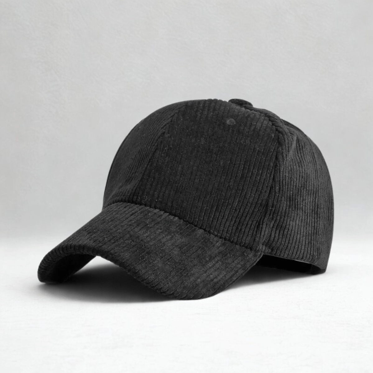 Casquette Baseball Homme Hiver Noir