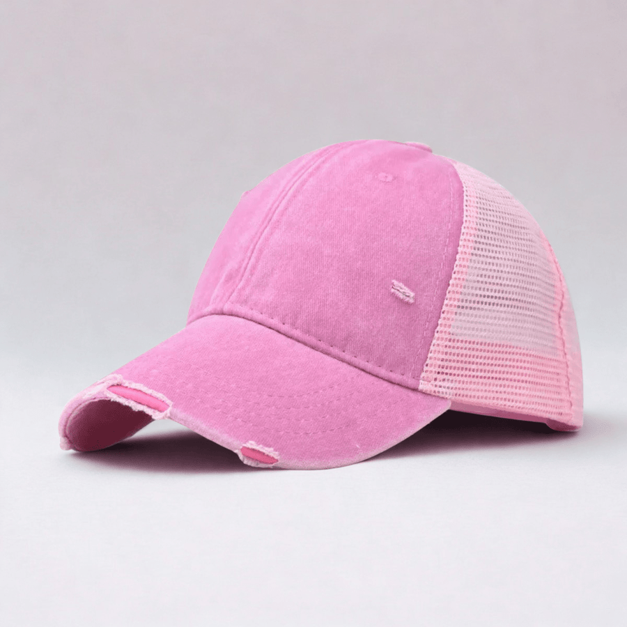 Casquette Baseball Homme Rose Rose