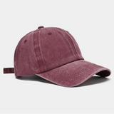 Casquette Baseball Homme Vintage Bordeau