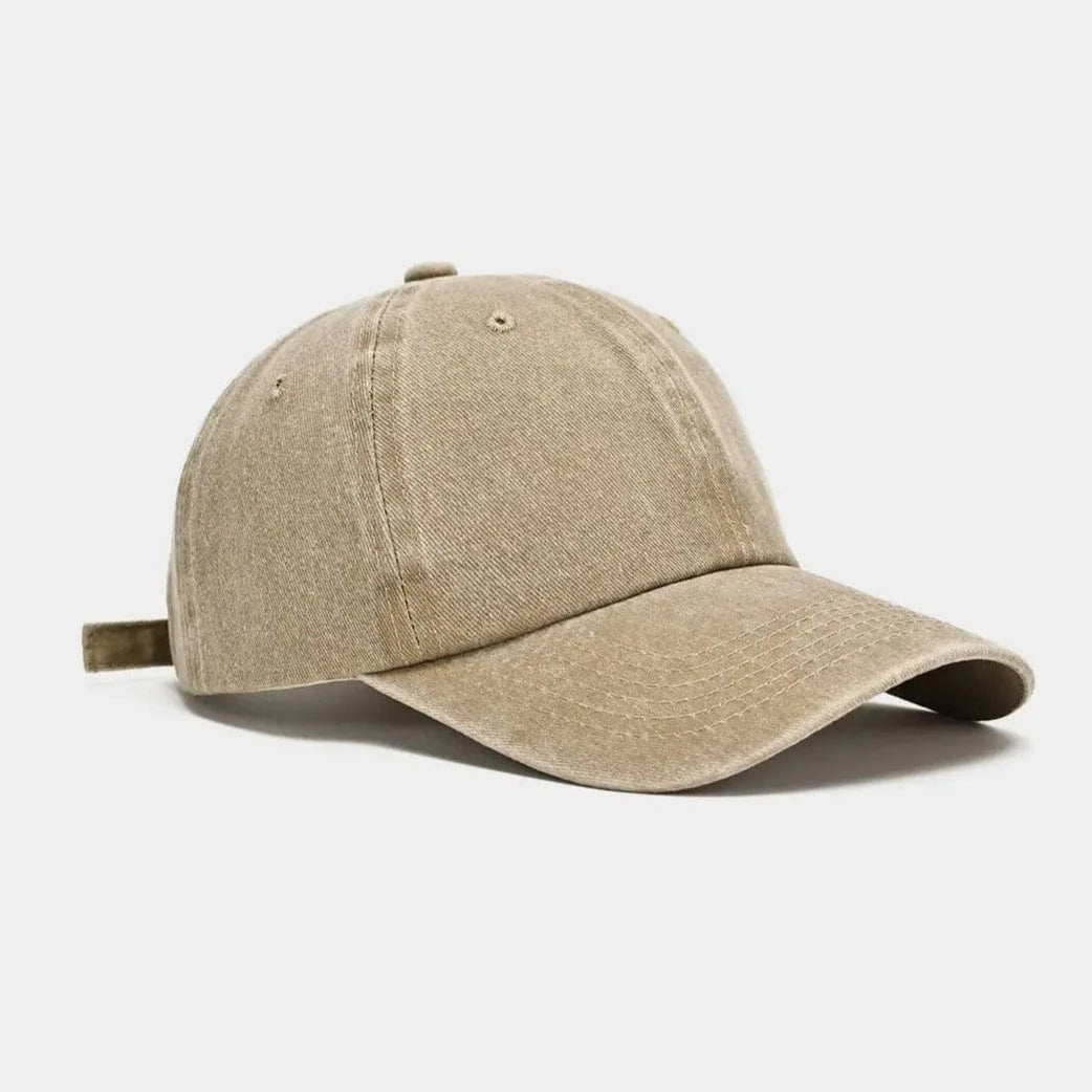 Casquette Baseball Homme Vintage Kaki