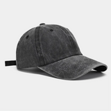 Casquette Baseball Homme Vintage Noir