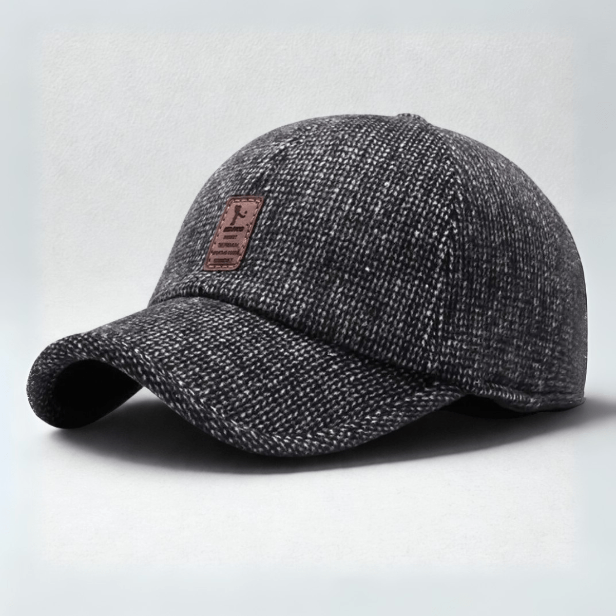 Casquette Baseball Laine Homme Gris