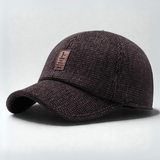 Casquette Baseball Laine Homme Marron