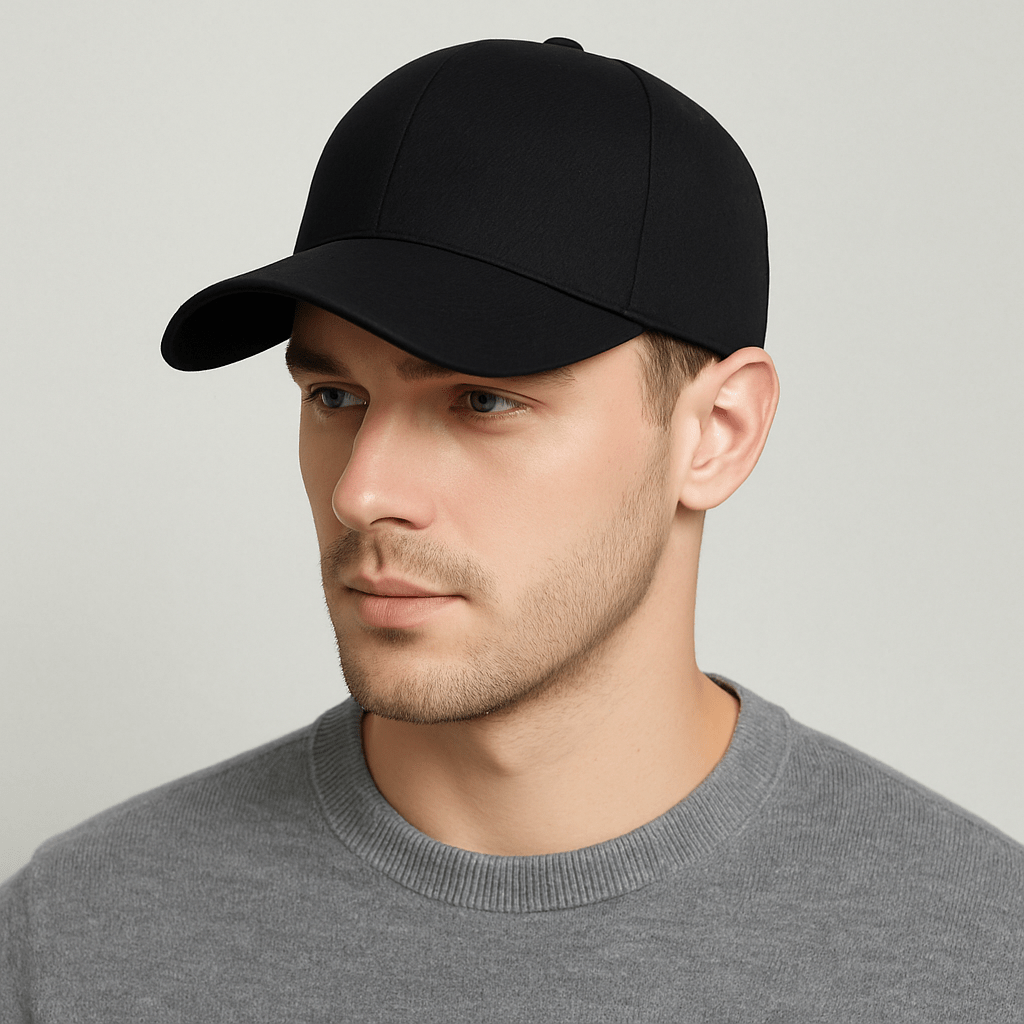 Casquette Baseball Noir Homme Noir