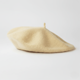 Casquette Béret Basque Homme Beige