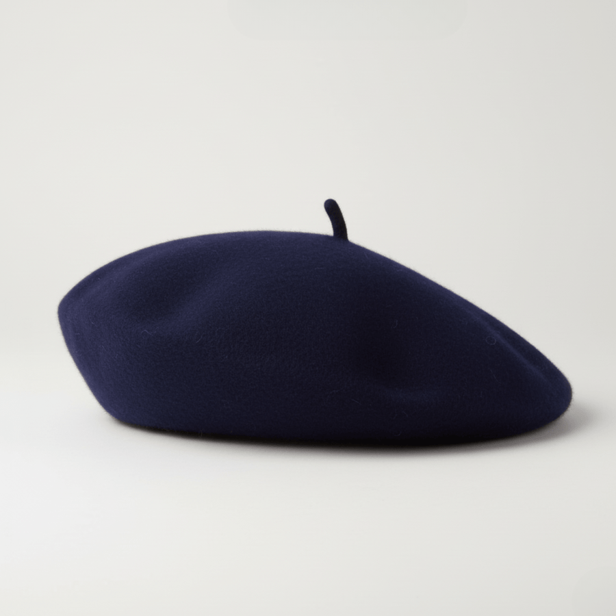 Casquette Béret Basque Homme Bleu Marine