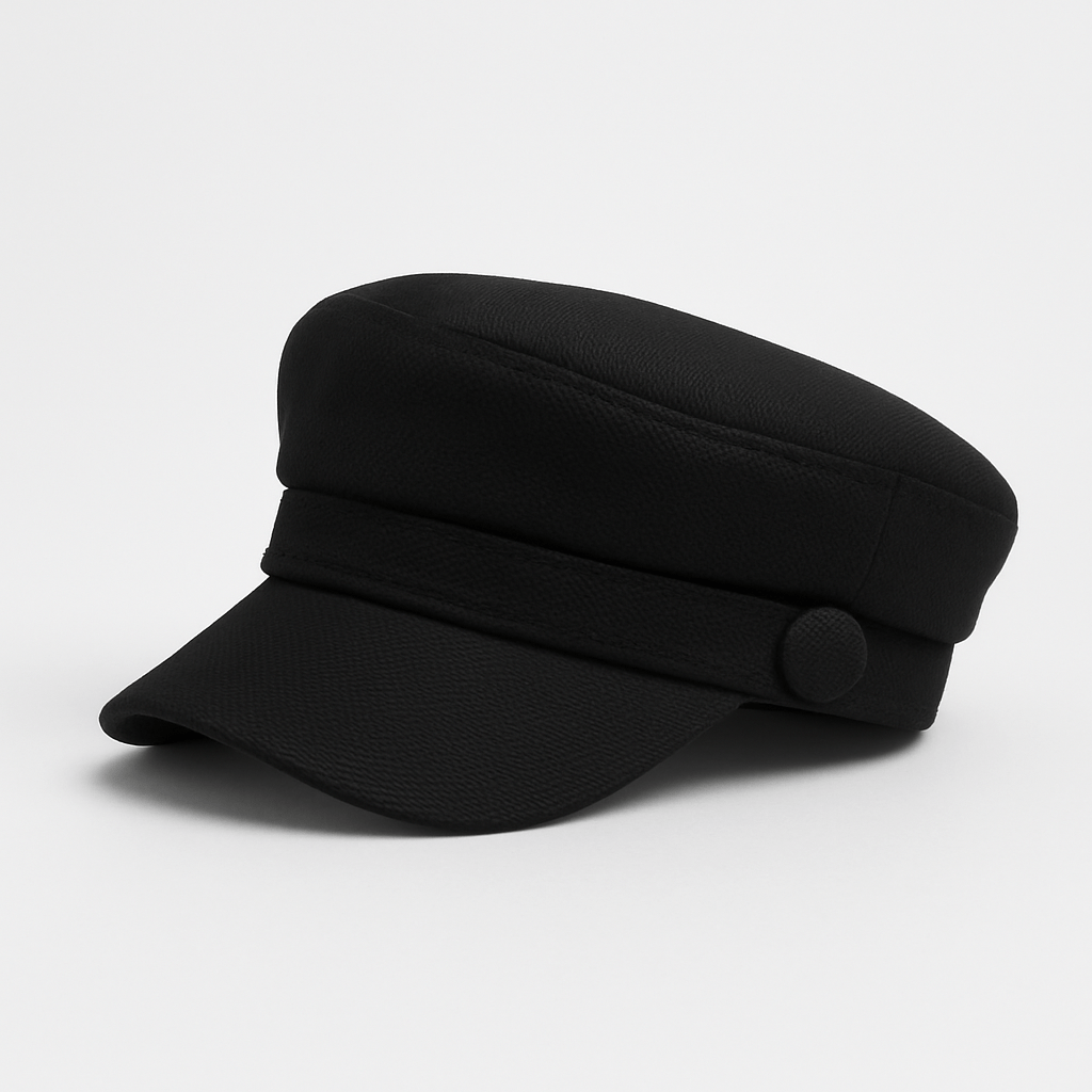 Casquette Béret Femme Été Noir