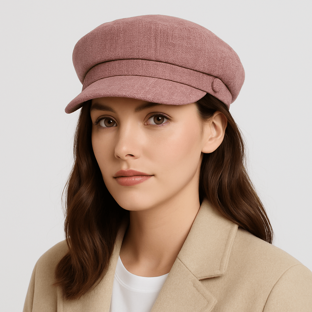 Casquette Béret Femme Été Rose