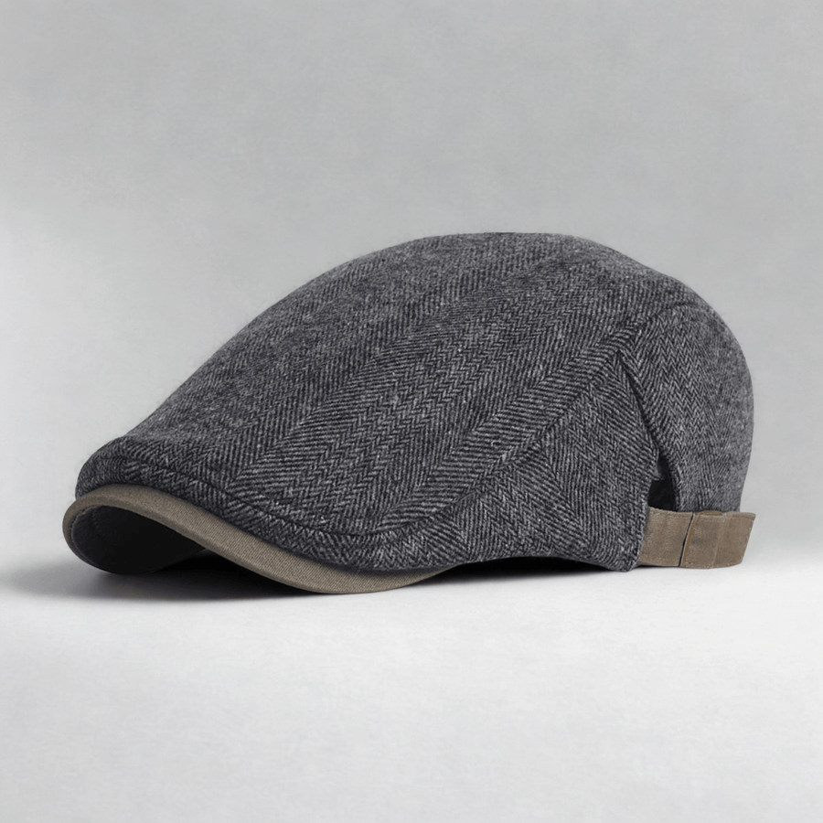 Casquette Béret Hiver Homme Gris foncé